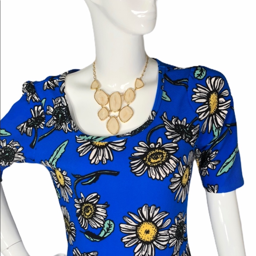 LuLaRoe XL Free-Spirited Sunflower Sensation Dress - Picture 2 of 11